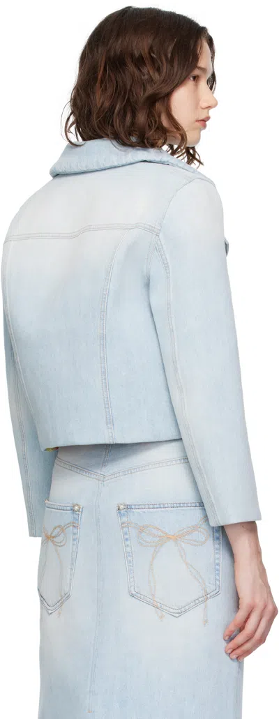 Acne Studios Blue Padded Denim Jacket
