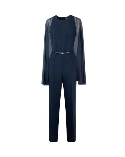 Max Mara Studio Suit In Blue