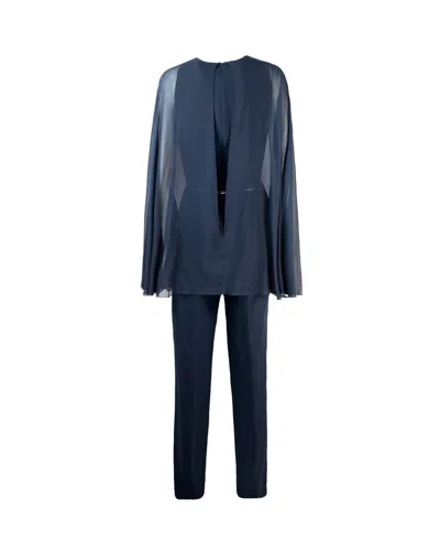 Max Mara Studio Suit In Blue