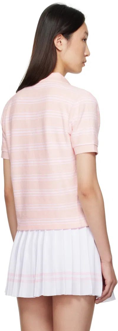 Sporty And Rich Sporty & Rich Src Terry Polo Shirt In Pink