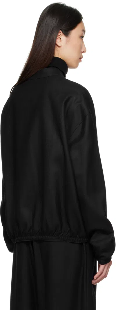 Le17septembre Navy Layered Neck Sweater