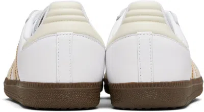 Adidas Originals White Samba Og Sneakers
