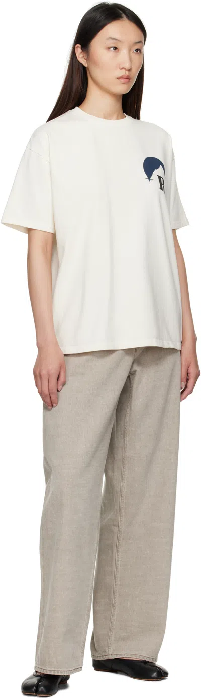 Rhude Off-white Moonlight T-shirt In White