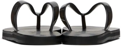 Ancient Greek Sandals Black Saionara Jelly Flip-flops
