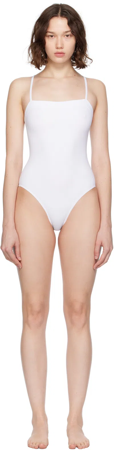 Eres Aquarelle Swimsuit In White