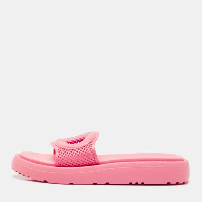 Pre-owned Dior Iviera D-club Slide Sandals Size 38