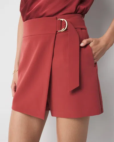 White House Black Market D-ring Tailored Skort