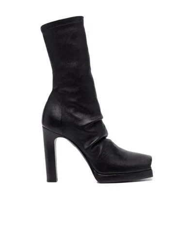 Rick Owens Cheri Square-toe Slip-on Ankle Boots