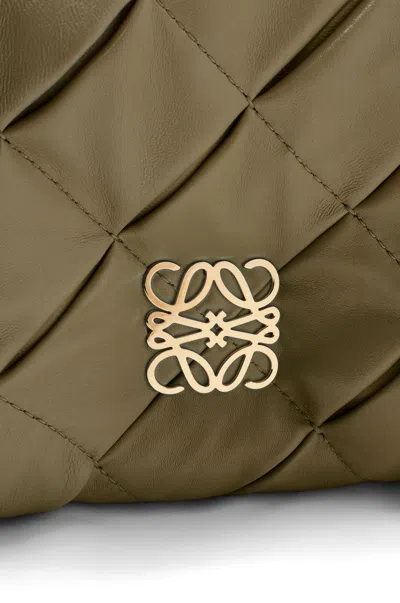 Loewe Puffer Goya In Pleated Shiny Nappa Lambskin