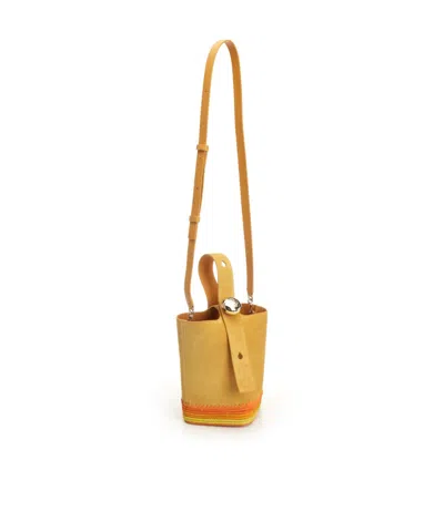 Loewe Medium Pebble Bucket Bag In Calf Leather