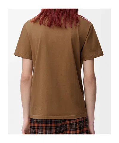 Loewe Anagram Cotton Jersey T-shirt In Brown