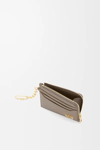 Loewe Anagram Square Coin Cardholder In Pebble Grained Calfskin