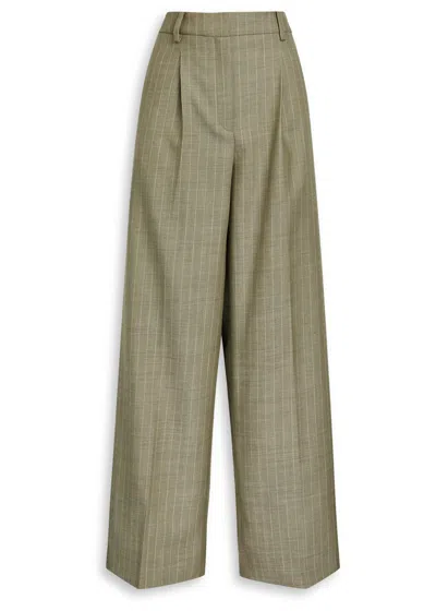 Skall Studio Thom Pinstripe Wool Trousers