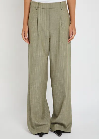 Skall Studio Thom Pinstripe Wool Trousers