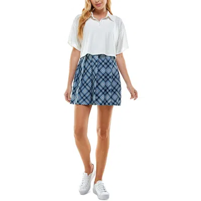 Kingston Grey Juniors Womens Print Skirt Two Piece Dress In Multi