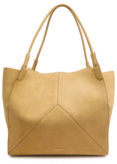 Victoria Beckham Victoria Panelled Suede Tote
