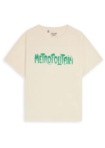 Gallery Dept. Self Title Printed Cotton T-shirt In Neutral