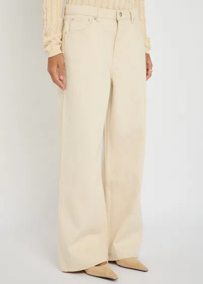 Skall Studio Willow Wide-leg Jeans In Neutral