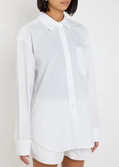 Alexander Wang T Alexanderwang.t Cotton Shirt In White