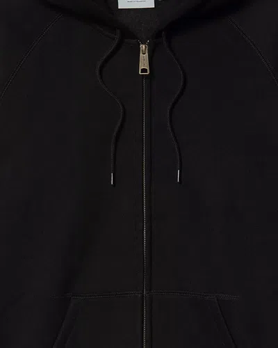 Carhartt Wip Cotton-blend Hoodie With Logo Print In Black