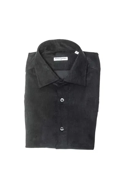 Robert Friedman Cotton Men's Men's Shirt In Black
