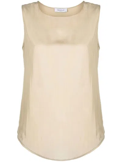 Fabiana Filippi Sleeveless Lightweight Top With Smooth Finish
