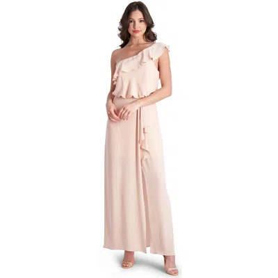 Bcbgmaxazria Dahlia Womens Bridesmaid Formal Evening Dress In Pink