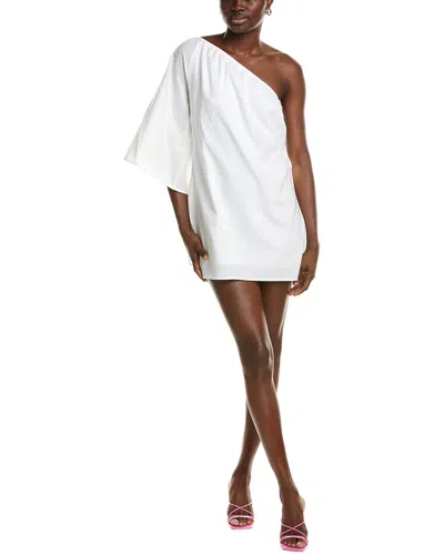 Ipponelli One-shoulder Mini Dress In White