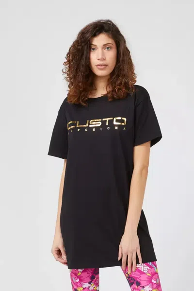 Custo Barcelona Cotton Women Women's T-shirt In Black