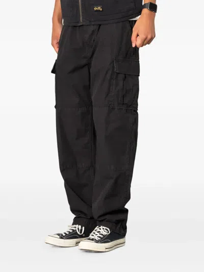 Stan Ray Ripstop Cargo Trousers In Black