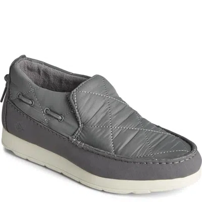 Sperry Moc-sider Sts-87050 Sneakers Women's 7 Gray Slip-on Casual Shoes Khd688