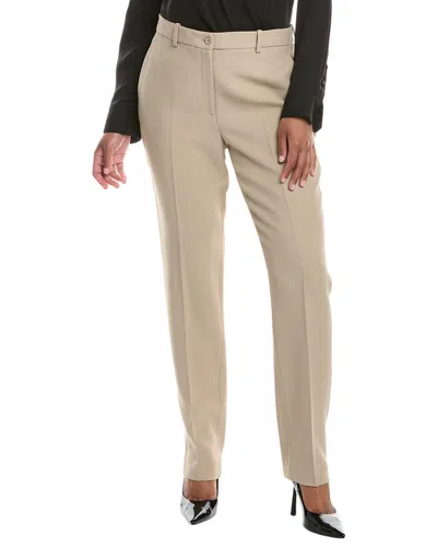 Michael Kors Collection Crepe Sable Samantha Pant In Neutral