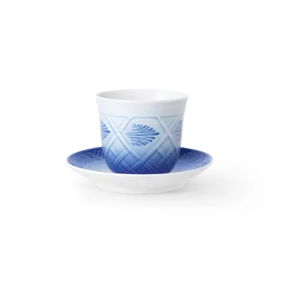 Royal Copenhagen Collectibles Thermal Mug & Plate In Blue