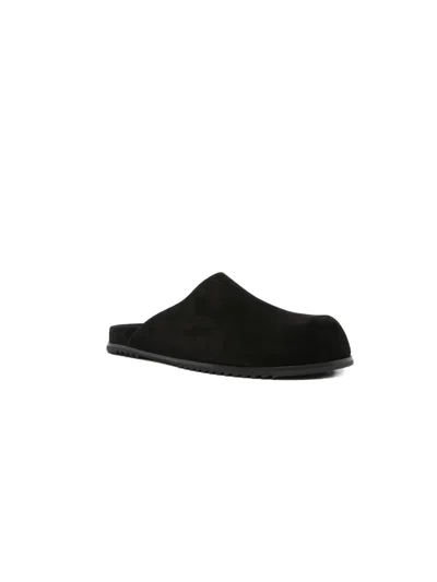 Rick Owens Porterville Mule Granola In Black
