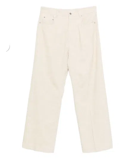 Rick Owens Geth Trousers In White