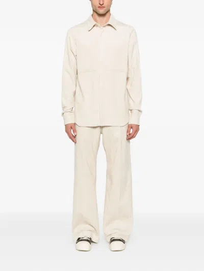 Rick Owens Geth Trousers In White