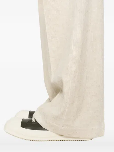 Rick Owens Geth Trousers In White