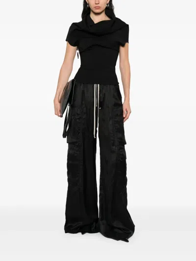 Rick Owens Shroud Top In Black