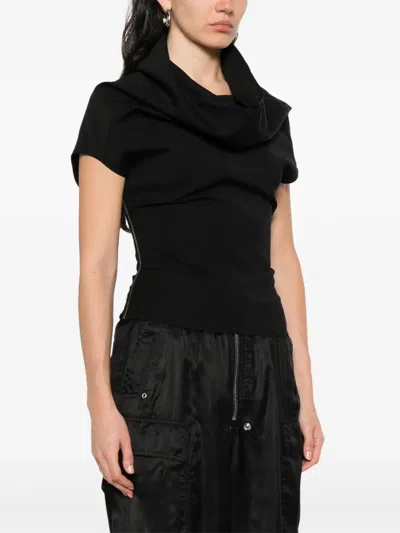 Rick Owens Shroud Top In Black