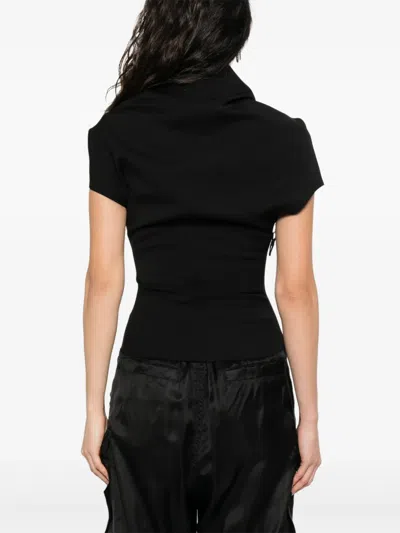 Rick Owens Shroud Top In Black
