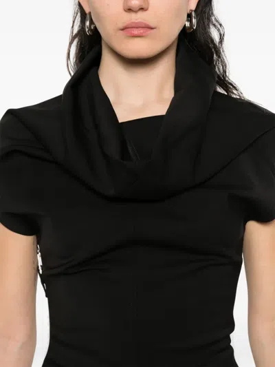 Rick Owens Shroud Top In Black