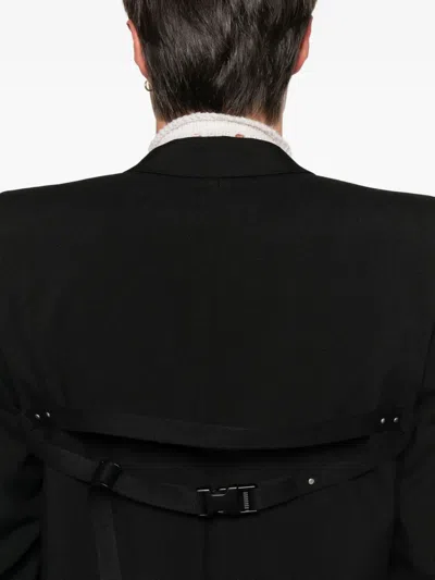 Rick Owens Dirt Tailored Ls Blazer In Black