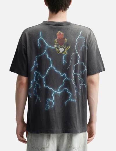 Saint Michael Maria Short Shirt T-shirt In Gray