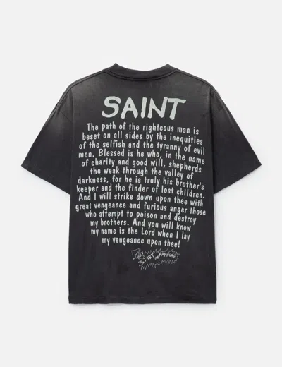 Saint Michael Rapture Short Shirt T-shirt In Black