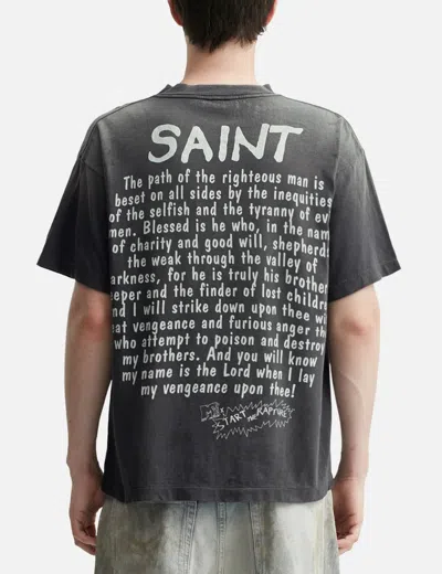 Saint Michael Rapture Short Shirt T-shirt In Black