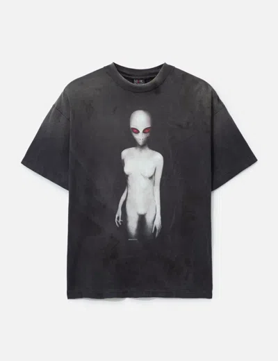 Saint Michael Alien Short Shirt T-shirt In Black