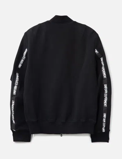 Uniform Experiment Reversible Bomber Jacket In Black
