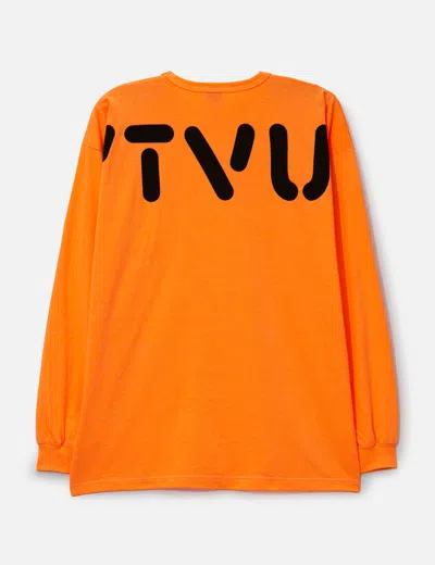 Wtaps Worf. Design L/s 02 Tee In Orange
