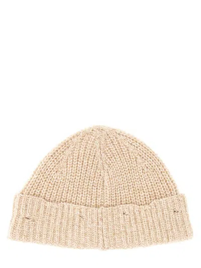 Marni Beanie Hat With  Mending Embroidery