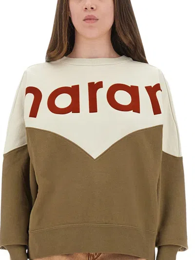 Isabel Marant Étoile Isabel Marant Etoile Powder Cotton Blend Sweatshirts In Brown